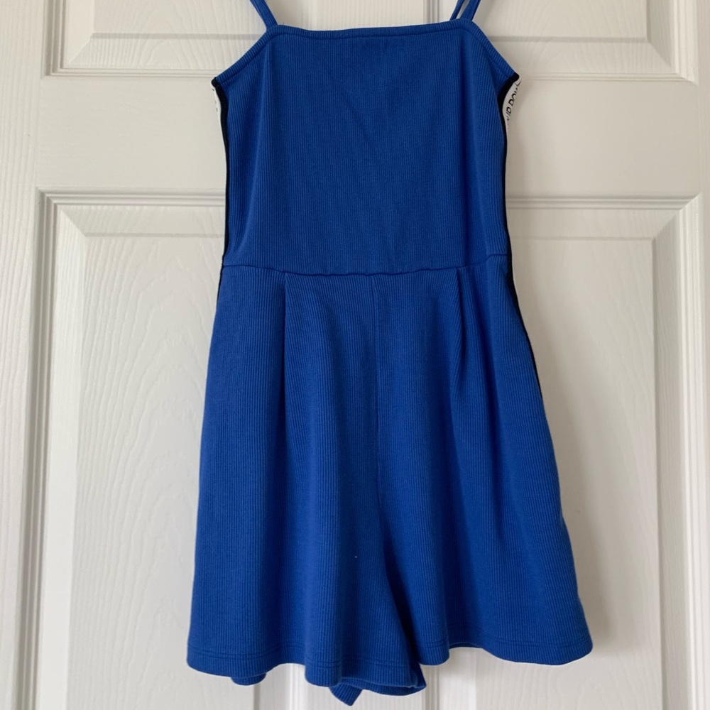 Bershka Strapples Navy Jumper